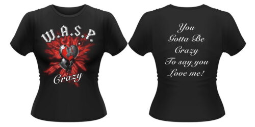 WASP Crazy Heart Girl T-Shirt