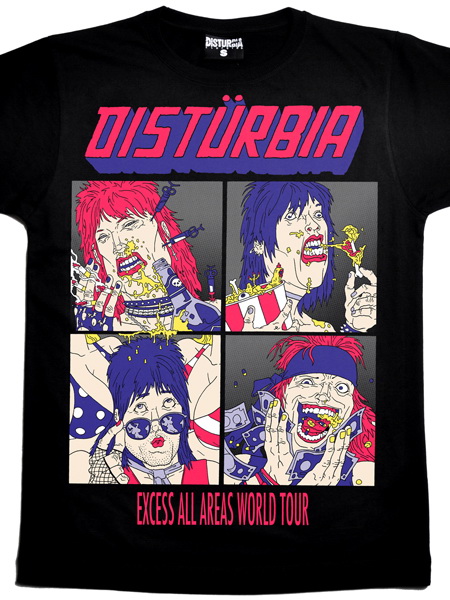 Disturbia Excess All Areas T-Shirt